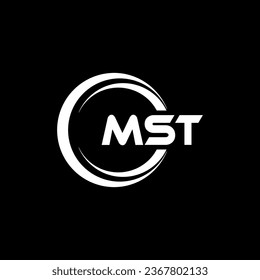 Diseño de logotipos MST, inspiración para una identidad única. Elegancia moderna y diseño creativo. Marca tu éxito con el impresionante logotipo.