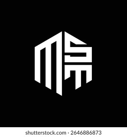 
Logotipo MST Ícone MST Monograma MST Letra MST minimalista Círculo plana Design de logotipo abstrato moderno exclusivo.
