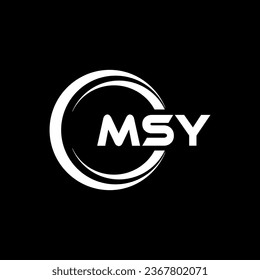 MSY Logo Design, Inspiration for a Unique Identity. Modern Elegance and Creative Design. Watermark Your Success with the Striking this Logo.