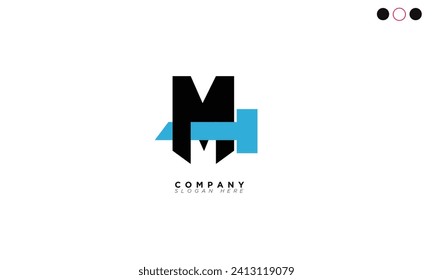 MT Alphabet letters Initials Monogram logo TM, M and T