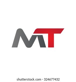 Mt Company Linked Letter Logo Stock Vector (Royalty Free) 324677432 ...