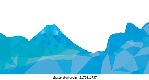 Mt. Fuji image background illustration