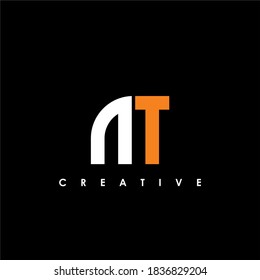 MT Letter Initial Logo Design Template Vector Illustration