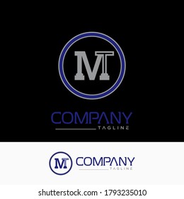 Logo de Creative MT. vector de diseño