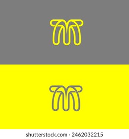 MT letter logo design on luxury background
