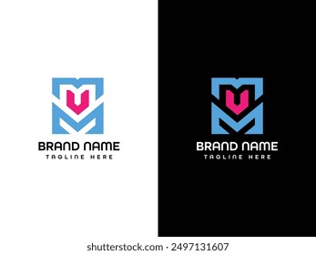 MT Letter Logo Design Template