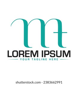 MT Letter Logo Design unique and Modern Logo Design