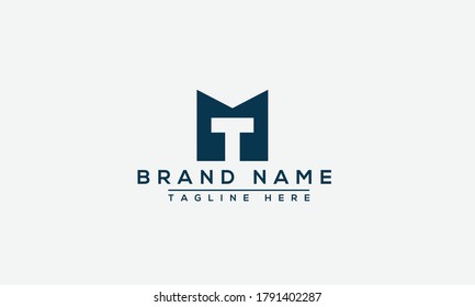 MT Logo Design Template Vector Graphic Branding Element.