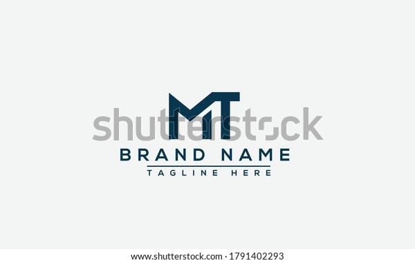 Mt Logo Design Template Vector Graphic Stock Vector (Royalty Free ...