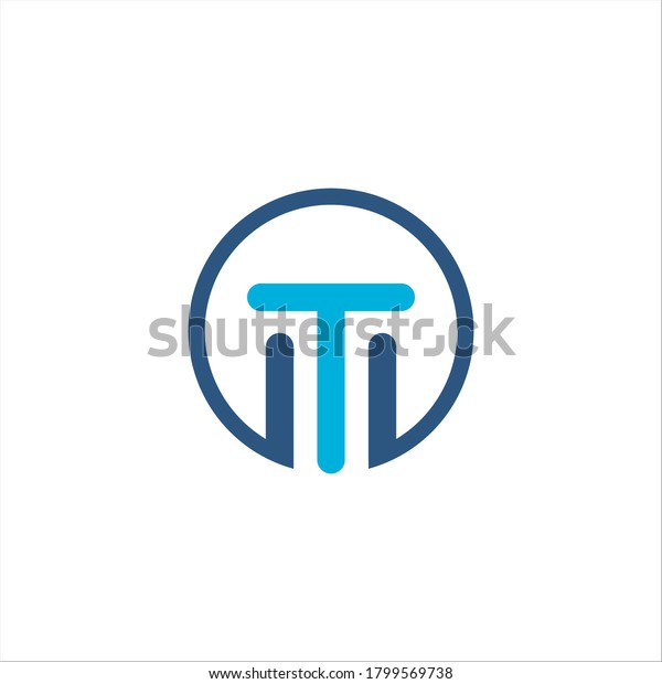 Mt Logo Design Vector Sign Stock Vector (Royalty Free) 1799569738 ...