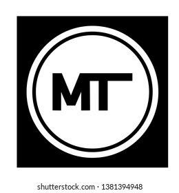 MT Logo Letter Vector Designs