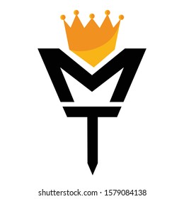 MT Logo Letter Vector Illustration