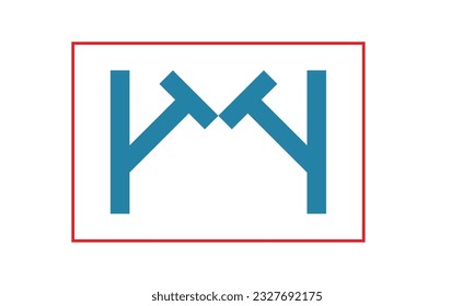 Diseño del logotipo de letras MT M T. Letra inicial MT enlazado círculo mayúscula logotipo de monograma rojo y azul. logotipo MT, diseño M T. mt, m t