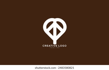 MT TM Abstract initial monogram letter alphabet logo design