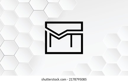 MT, TM Abstract Letters Logo Monogram