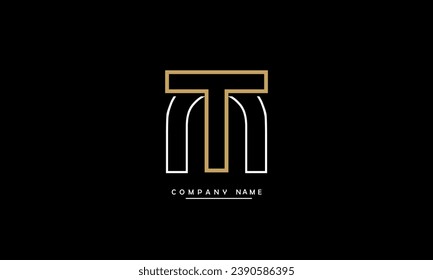 MT, TM Abstract Letters Logo Monogram