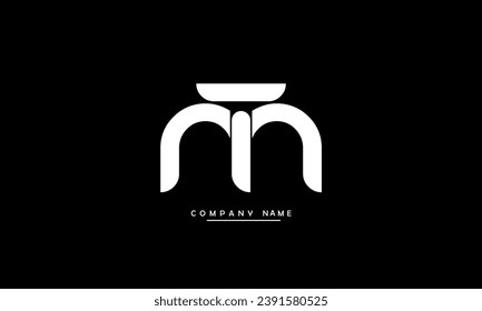MT, TM Abstract Letters Logo Monogram