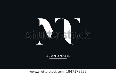 MT, TM Abstract Letters Logo Emblem Monogram