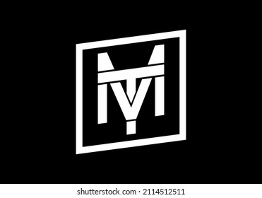 Diseño de letras iniciales MT o TM