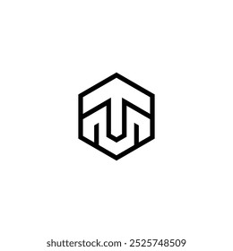 MT, TM, M Y T diseño de logotipo de letra de monograma inicial Abstractas