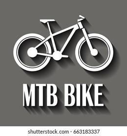 MTB BIKE vector
