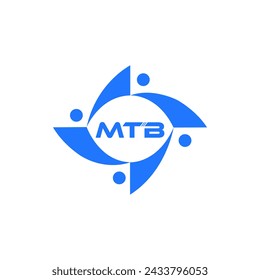 MTB logo. M T B design. White MTB letter. MTB, M T B letter logo design. Initial letter MTB linked circle uppercase monogram. M T B letter logo vector design. top logo, Most Recent, Featured