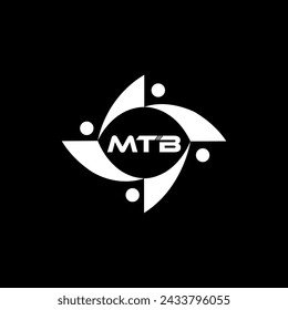 MTB logo. M T B design. White MTB letter. MTB, M T B letter logo design. Initial letter MTB linked circle uppercase monogram. M T B letter logo vector design. top logo, Most Recent, Featured