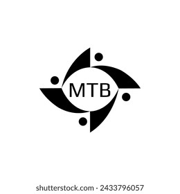 MTB logo. M T B design. White MTB letter. MTB, M T B letter logo design. Initial letter MTB linked circle uppercase monogram. M T B letter logo vector design. top logo, Most Recent, Featured