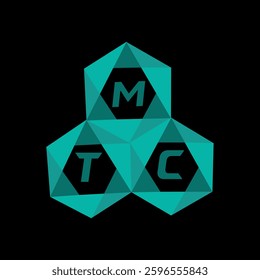 MTC creative minimalist letter logo. MTC unique vector initials alphabet letter logo design
