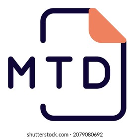 An MTD file is a sheet music file used by Musicnotes Viewer a web browser plug-in