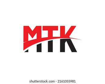 MTK Letter Initial Logo Design Vector Illustration