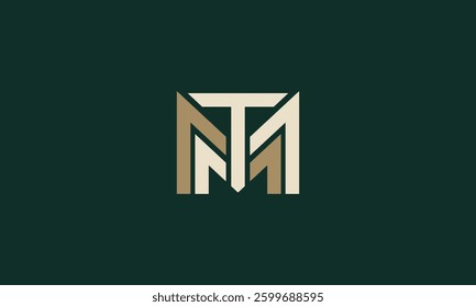 MTM or MMT monogram logo design
