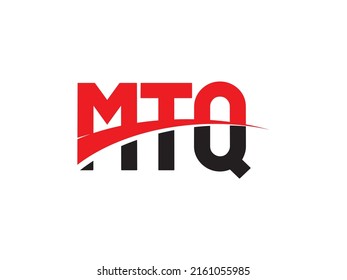 MTQ Letter Initial Logo Design Vector Illustration