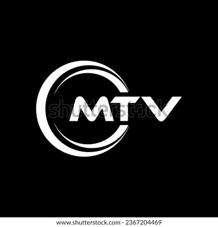 MTV Logo Design, Inspiration for a Unique Identity. Modern Elegance and Creative Design. Watermark Your Success with the Striking this Logo.