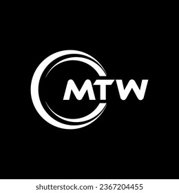 Diseño de logotipos MTW, inspiración para una identidad única. Elegancia moderna y diseño creativo. Marca tu éxito con el impresionante logotipo.