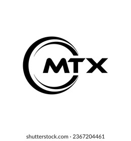 MTX Logo Design, Inspiration for a Unique Identity. Modern Elegance and Creative Design. Watermark Your Success with the Striking this Logo.