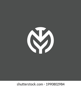 Logo de MTY Iniciales de M T S 