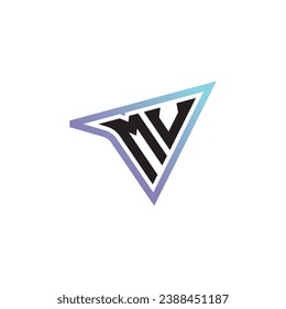 MU letter combination cool logo esport or gaming initial logo as a inspirational concept design
