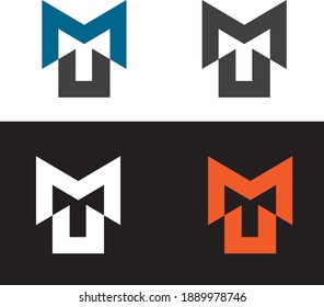 M+U Letter logo and Creative logo