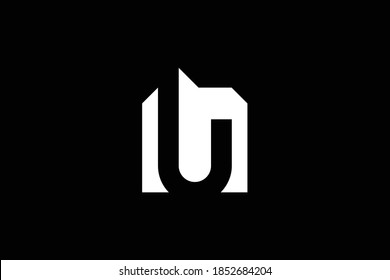 MU letter logo design on luxury background. UM monogram initials letter logo concept. MU icon design. UM elegant and Professional white color letter icon design on black background. M U