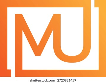 MU logo design. UM logo design. Creative MU logo design