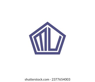 MU logo design vector template