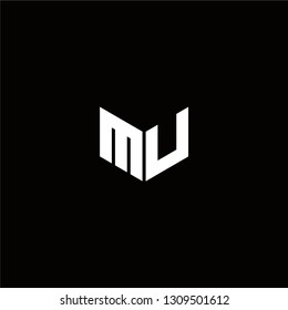 MU Logo Letter ininial Designs Templete