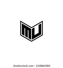MU Logo Letters initial Designs Template