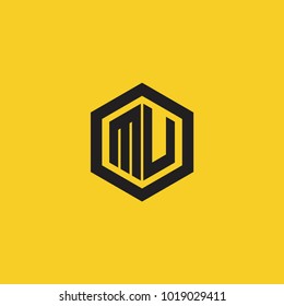 MU logo template design