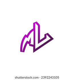 MU Premium emblem logo initial esport and gaming design concept