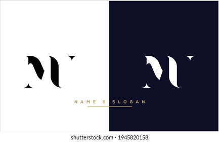 MU ,UM Abstract Letters Logo Monogram