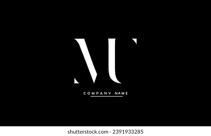 MU, UM Abstract Letters Logo Monogram