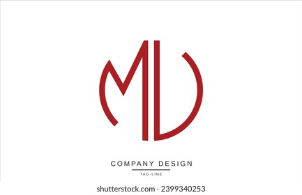 MU, UM, Abstract Letters Logo Monogram