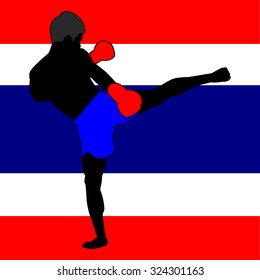 Muay Thai Boxing Background